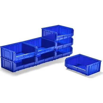 Plastový box APART, 345x410x165 mm, bal. 8 ks, modrý
