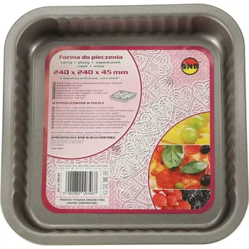 Nádoba na pečení KIK šedý pekáč koláč forma na pizzu 240x240 cm