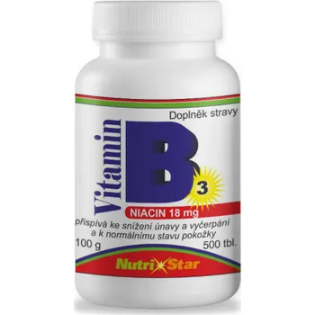 Nutristar Niacin vit. B3 500 tablet