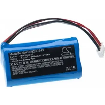 Audio kabel VHBW Baterie pro Philips ShoqBox, 3400 mAh