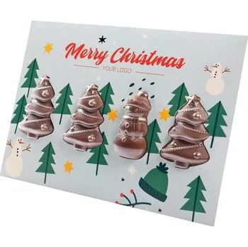 Čokoláda Vánoční čokoládové figurky 4 ks 1000ks