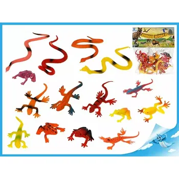 Figurka Mikro Trading Plaz 2,5-12 cm 15 druhů 15 ks v sáčku