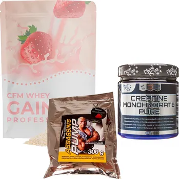 Protein Explomax Balíček pro nabírání svalů 4000g + 500g + 300g Příchuť: kokos