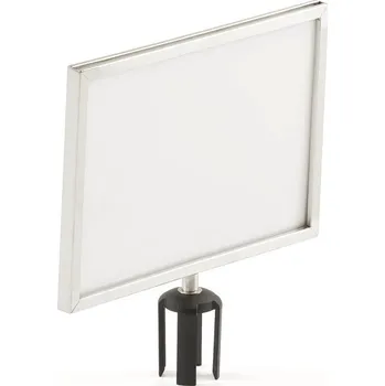 Informační rámeček, A3 na šířku, broušená ocel