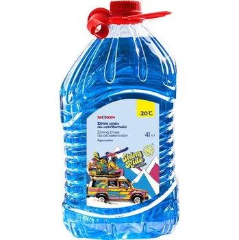 Náplň do chladiče a ostřikovače Zimní kapalina do ostřikovačů -20°C 4l SHERON Shiny Ride Aqua marine s nálevkou