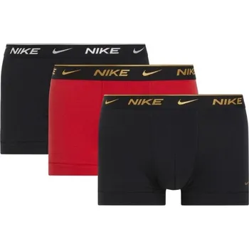Pánské spodní prádlo Pánské boxerky Nike EVERY DAY COTTON STRETCH 3PK M Černá, Červená, Mix