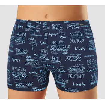 Boxerky Boxerky Andrie bambusové PS 5787 tmavě modré Barva: tmavě modrá, Velikost: L