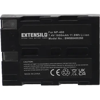 Extensilo Baterie NP-400 pro Konica Minolta Dimage A1 / A2, 1600 mAh