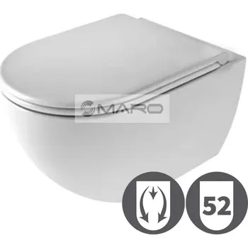 Azzurra Comoda WC klozet závěsný, délka 52 cm, EasyClean, bílý, CMVCSPE00000BI