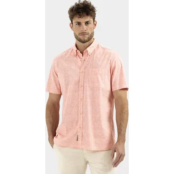 KOŠILE CAMEL ACTIVE SHORTSLEEVE SHIRT CORAL RED