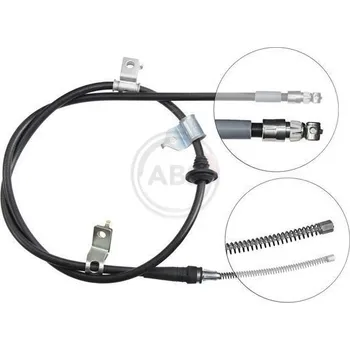 Lanko parkovací brzdy Tažné lanko, parkovací brzda A.B.S. K19367