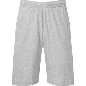 Pánská móda Fruit of the Loom Šortky Jersey Iconic 195 Velikost: XL, Barva: světle šedý melír