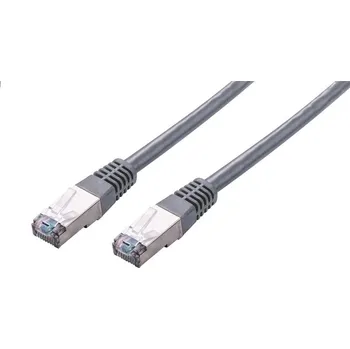 Počítač C-TECH Kabel patchcord Cat5e, FTP, šedý, 0,25m