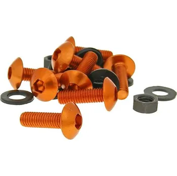 Vicma Šrouby + průchodky plexi - oranžové VC21210