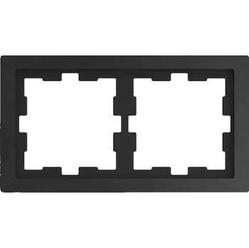 Dvojrámeček Merten D-Life, kámen, Slate Schneider MEG4020-6547