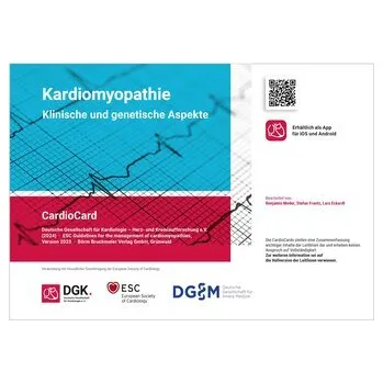 Kardiomyopathie : Klinische und genetische Aspekte - Gesellschaft, Deutsche