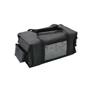 Termobox Taška na 12 nádob na polévku 300 ml v provedení codura, zapínání na suchý zip, černý s červeným lemováním | FURMIS, ZUPKI 12