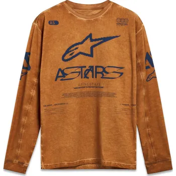 ALPINESTARS triko NOOK KNIT dlouhý rukáv zrzavá - M