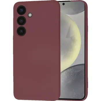 Pouzdro na mobilní telefon Kryt Samsung Galaxy S24 Techsuit SoftFlex - plum red