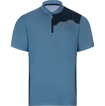 cyklistický dres HOLOKOLO Cyklistický dres s krátkým rukávem - ADVENTURE - modrá XL