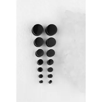 Piercing Atreya Ocelový fake plug v černé barvě Velikost: 4 mm