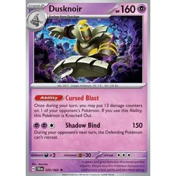 Karetní hra Pokémon SFA 020/064 Dusknoir - Shrouded Fable Stav: Near Mint, Verze: HOLO