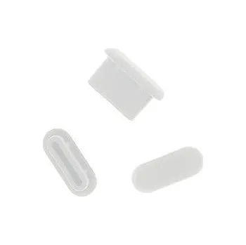 Záslepka pro konektor USB Typ C, barva bílá - 10 ks balení