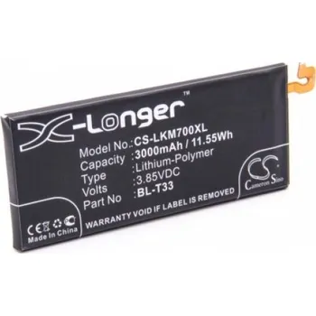 Baterie pro mobilní telefon VHBW Baterie pro LG Q6 / Q6A / M700N, 3000 mAh