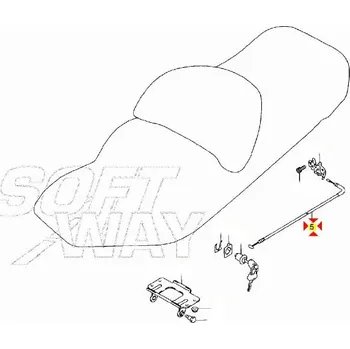 Suzuki Lanko otevírání sedla 4528014FA0