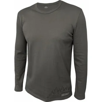 Pánské tričko Pánské tričko, dlouhý rukáv KOMAR 901 šedá M