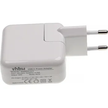 Adaptér k notebooku VHBW Nabíječka pro Apple Macbook 30W USB-C / MR2A2ZM/A
