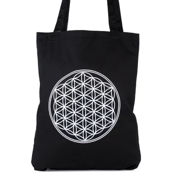 Taška Shoppy Flower of Life černá