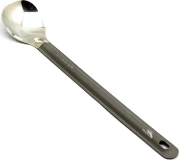 kempingový příbor Toaks Titanium Long Handle Spoon With Polished Bowl