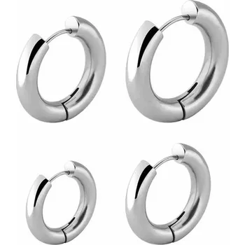 Náušnice Náušnica z chirurgické oceli Kroužek Bold stříbrný, Průměr 20 mm Impress Jewelry 210615144121-5