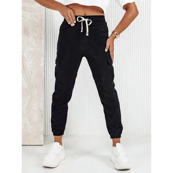 Dámské kalhoty Dámské kalhoty DSTREET CHICCORD ČERNÁ XL/XXL