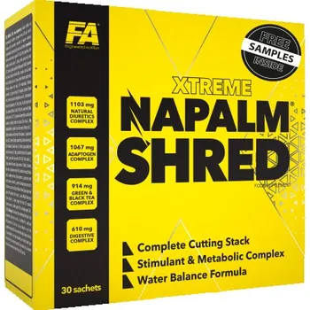 Anabolizér Fitness Authority Napalm Shred 30 dávek