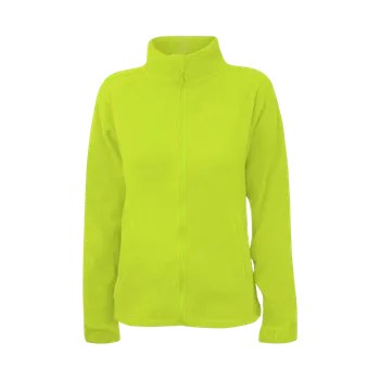 Dámské oblečení AF Dámská zimní FLEECE bunda - Limetková Velikost: M