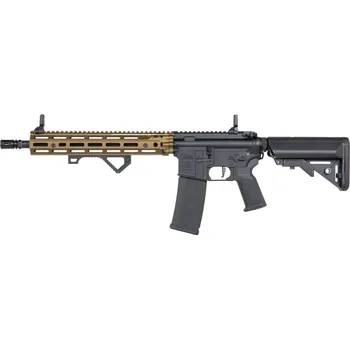 Airsoftová zbraň Specna Arms SA Daniel Defence® MK18 RIII M-LOK 14.5" (SA-P28 RIS III Prime™ Aster II ETU) s bezuhlíkovým motorem - Chaos Bronze