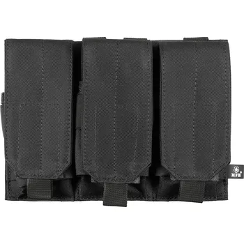 MFH Sumka na zásobník trojitá MOLLE, ČERNÁ