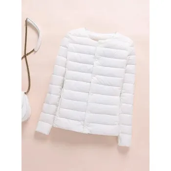 Krátká prošívaná bunda hřejivá Barva: Béžová, Velikost: 3XL