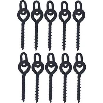 Bait Screw Oval zavrtávací držák s kroužkem 10 ks, Balení 1 sada