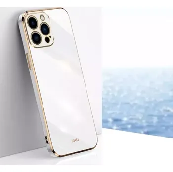 Pouzdro na mobilní telefon XINLI TPU pouzdro pro Apple iPhone 15 Pro bílé, white, řada ELEGANT