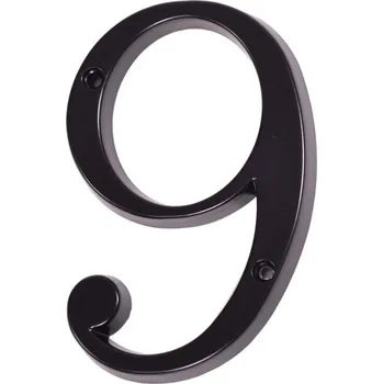 Číslo "9" černé 120mm Černá
