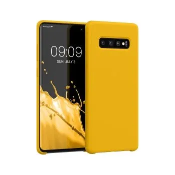 Pouzdro na mobilní telefon Pouzdro pro Samsung Galaxy S10 Plus / S10+ - žlutá