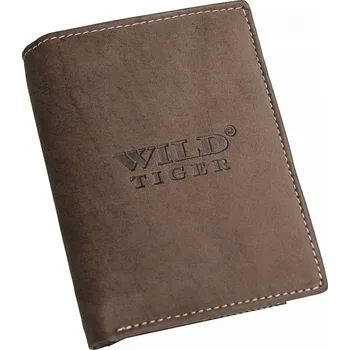 Peněženka Pánská kožená peněženka na výšku Wild Denvin, hnědá