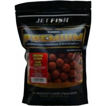Boilies JetFish - Boilies CLASICC PREMIUM - ŠVETSKA/ČESNEK 20mm 700g