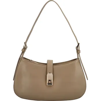 Kabelka Módní dámská koženková kabelka na rameno Beates, taupe