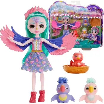Panenka Mattel Enchantimals Rodinka Ptáčkové