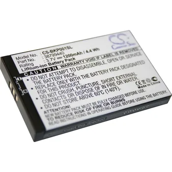 Příslušenství k chytrým hodinkám VHBW Baterie pro Becker Traffic Assist Pro 7916 / 7929, 1200 mAh