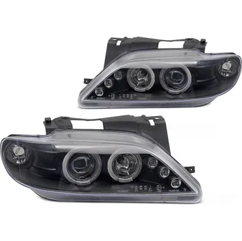 Přední světlomet TUNING-TEC Přední světla Citroen Xsara 97-00 ANGEL EYES černé
